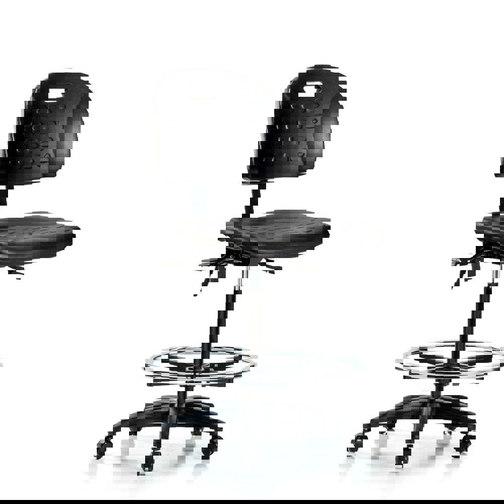 Task Chair: Polyurethane, Black